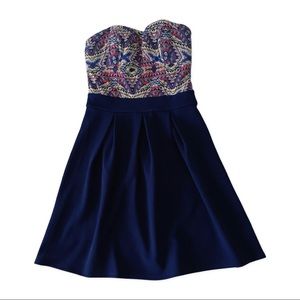 xhilaration strapless dress